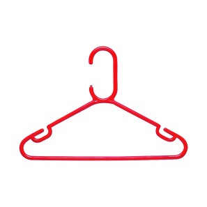 Red Rainbow Plastic Clothes Hangers - 34cm