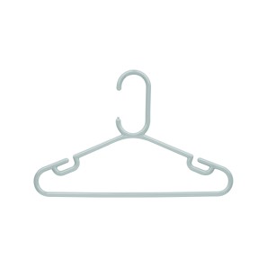 Grey Rainbow Plastic Clothes Hangers - 34cm