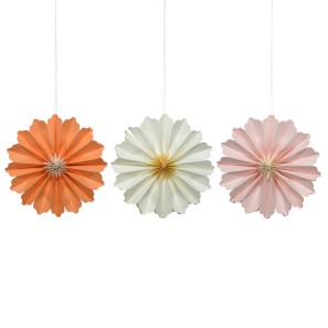 Hanging Paper Flowers - Assorted - 40cm