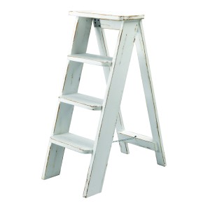Heritage White Display Ladder