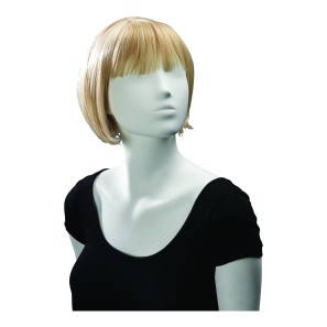Realistic Female Mannequin Wig - Blonde - Short