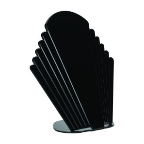 Black Acrylic Deco Necklace Stand - 230mm