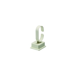 Deluxe Cream Leatherette Watch Stand - 105mm