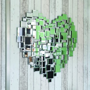 Heart Mirror - 81 x 81cm