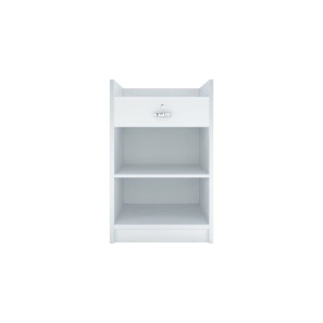 White Hensley Shop Counters - Till Block
