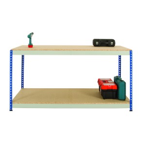 Wooden Workbenches & Shelf