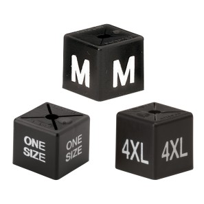 White on Black Unisex Size Cubes