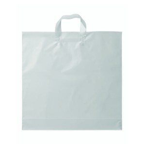 Frosted Flexi-Loop Plastic Carrier Bags