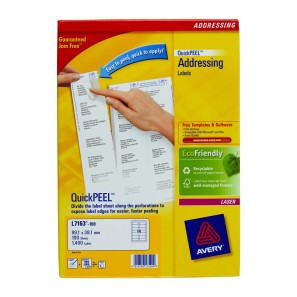 Self-Adhesive White Laser Mailing Labels
