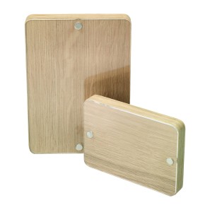 Wood Effect Magnetic Card Holders