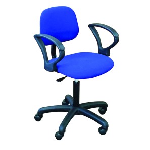 Blue Fabric Heavy Duty Office Chairs