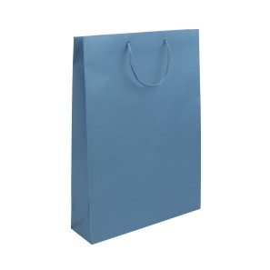 Petrol Blue Kraft Paper Carrier Bags
