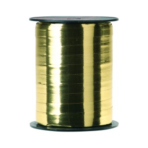 Gold Foil Curling Ribbon - 10mm x 250m