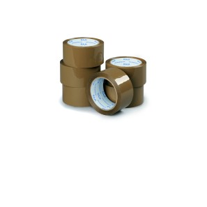 Mini Pack Of Self-Sealing Brown Paper Tape - 50x66mm