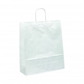 White Paper Carrier Bags