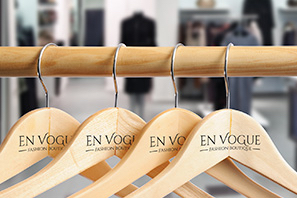 Add Your Logo to Clothes Hangers